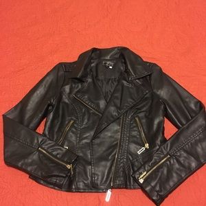 Leather Moto Jacket